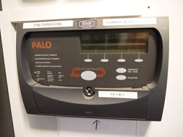 Sivu 16 / 35 Paloilmoitinpainikkeella voidaan