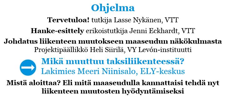 Mikä muuttuu taksiliikenteessä?