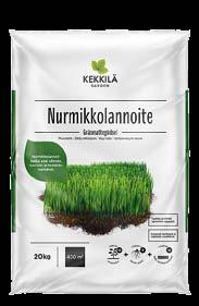Lannoitteet ja ravinteet / Gödsel och näring Lannoitteet ja ravinteet / Gödsel och näring Nurmikkolannoite Gödsel för gräsmatta 10 kg pakki / behållare Uusittu, entistä parempi Nurmikkolannoite on