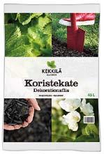 Kivet & Katteet / Täckmaterial Kivet & Katteet / Täckmaterial Koristekate Koristekatteet ovat luonnon värein värjättyjä puuhakkeita koriste- ja hyötykäyttöön.
