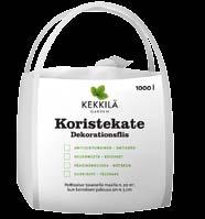 20 m 2 :lle Dekorationsflis Dekorationsflis är träflis som färgats med naturfärger. Dekorationsflis finns i tre färger: antikröd, kolsvart och nötbrun.