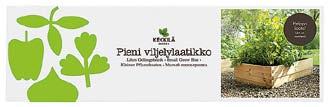 4 metallbeslag b. skruvar Viljelylaatikko, musta Odlingsbänk svart nimiketunnus / artikelnummer: 21039 Mahdollisuuksien viljelylaatikko -display Mahdollisuuksien Viljelylaatikko.