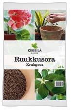 De balanserade näringsämnena och mineralerna ger riktlig blomning och frodiga växter. Blomnäringen finns både i flytande form (NPK 5-1-7) och som pulver (NPK 12-6-19).