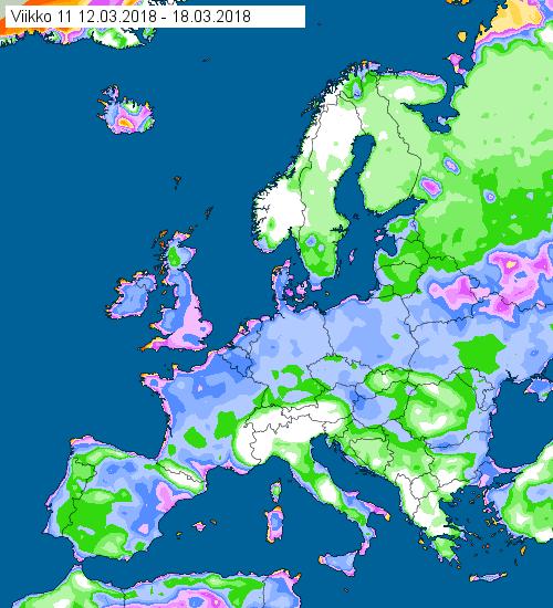 PUUSKAENNUSTE Ennusteessa etsitään kyseiseltä viikolta