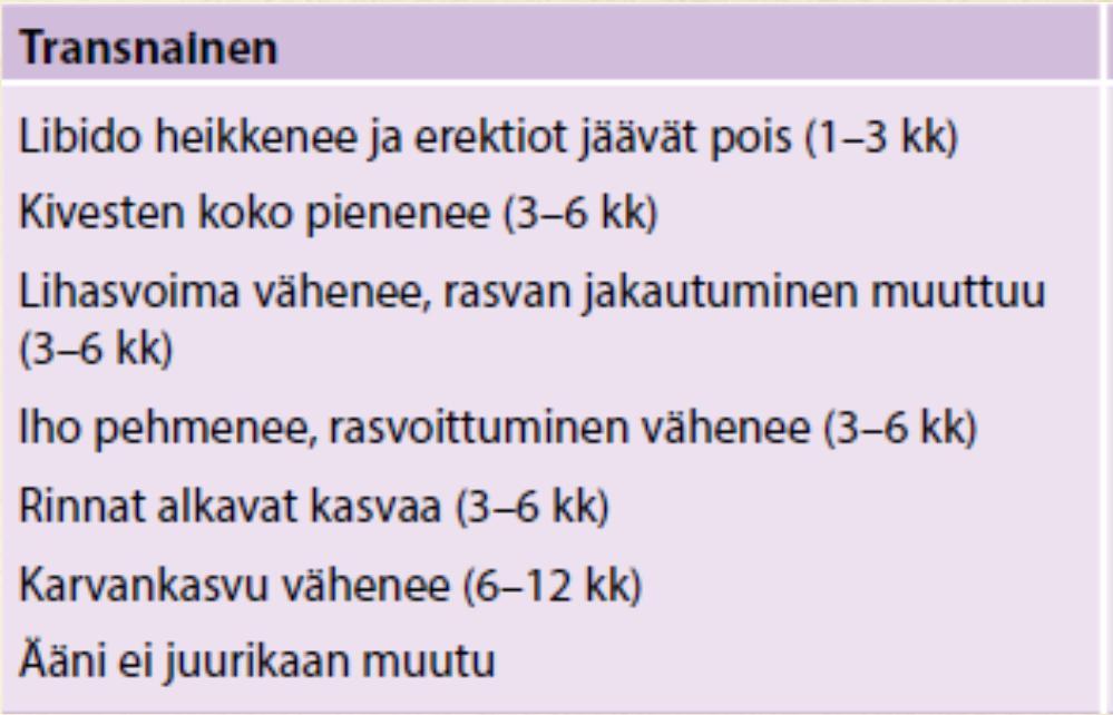 Nuorilla annoksen nosto hitaammin Vaikutukset