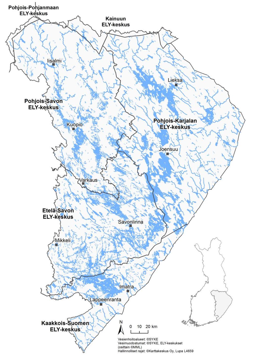 vesienhoitoalue Etelä-Savon elinkeino-,