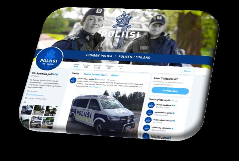 Sosiaalinen media Kynnyksen madaltaminen yhteydenottoon Vuorovaikutus, Läsnäolo Poliisin toiminnasta näkyvämpää Eri