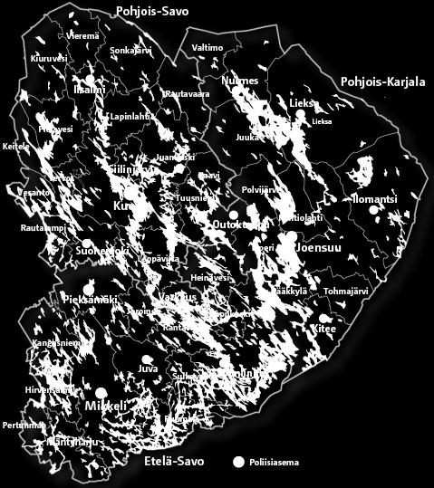 Iisalmi, Ilomantsi, Joensuu,