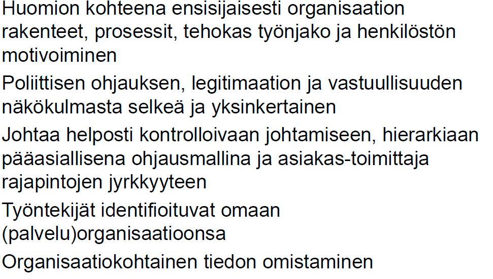 1. Maakunta julkisena organisaationa Lähde: