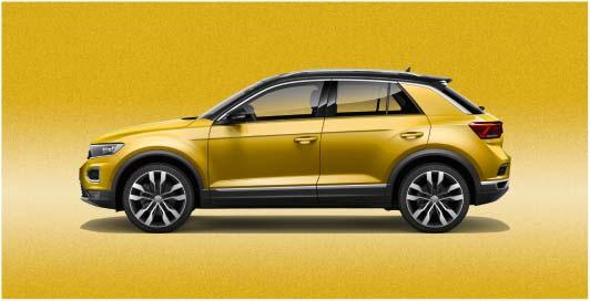 Uudessa T-Roc Sportissa katto on tilattavissa