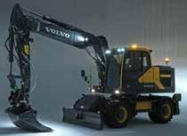 putoavia esineitä vastaan (FOPS) Sadesuoja, edessä Sivukamera Steelwrist-rototiltin valmistelu Volvo Smart View -järjestelmä