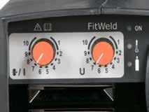 FitWeldin LED-näyttö Langansyöttömekanismiin kuuluu kestävä valualumiinista tehty GT WireDrive ja Brights-kotelovalaistuksen ansiosta lankakelan vaihto ja säädöt on helppoa ja turvallista tehdä myös