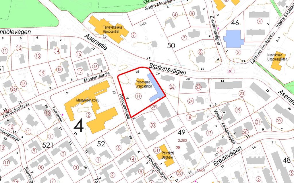 Asemakaavan muutos on tullut vireille alueen maanomistajan ja kaupungin välisten neuvottelujen pohjalta vuonna 2005. Kaupunginhallitus on päättänyt 5.