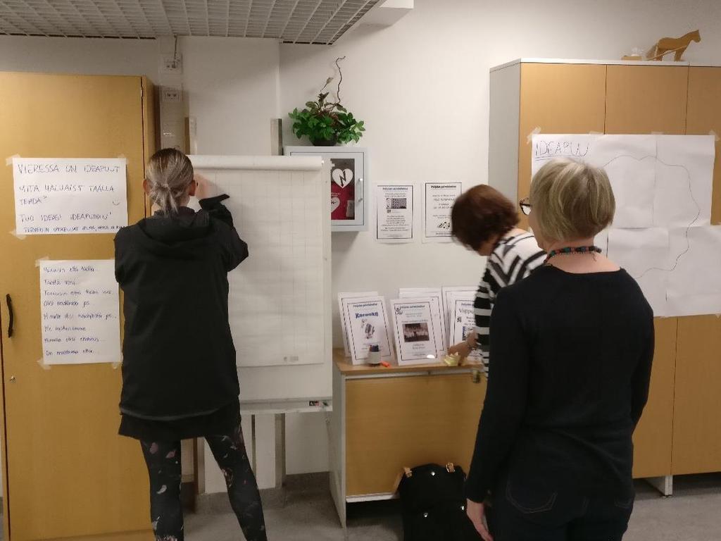 6 2.5 Menetelmät ja työkalut Palvelukeskuksen käyttäjät on haastava saada mukaan toiminnan kehittämiseen, koska projektiryhmällä ei ole aikataulun antamissa rajoissa mahdollisuutta tavata nykyisiä