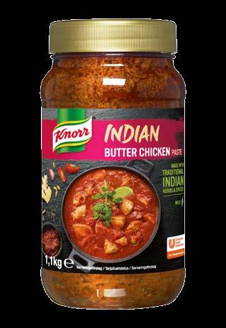 Tuotteet Myyntierä EAN, me EAN, kpl Knorr Intialainen Butter Chicken Knorr Intialainen Tikka Masala Knorr Intialainen Korma Knorr Intialainen Jalfrezi 4 x 1,1 kg 8711200321230 8711200321223 4 x 1,1