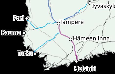 Lentorata Rata olisi noin 30 kilometriä pitkä ja kulkisi Pasilasta lentoaseman kautta Keravalle ja