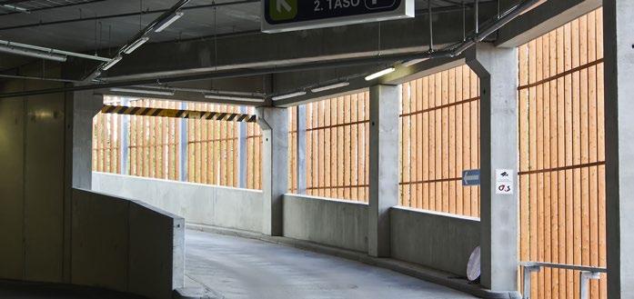 Joustava kokonaisuus Pitkät pilarittomat jännevälit enemmän esteetöntä