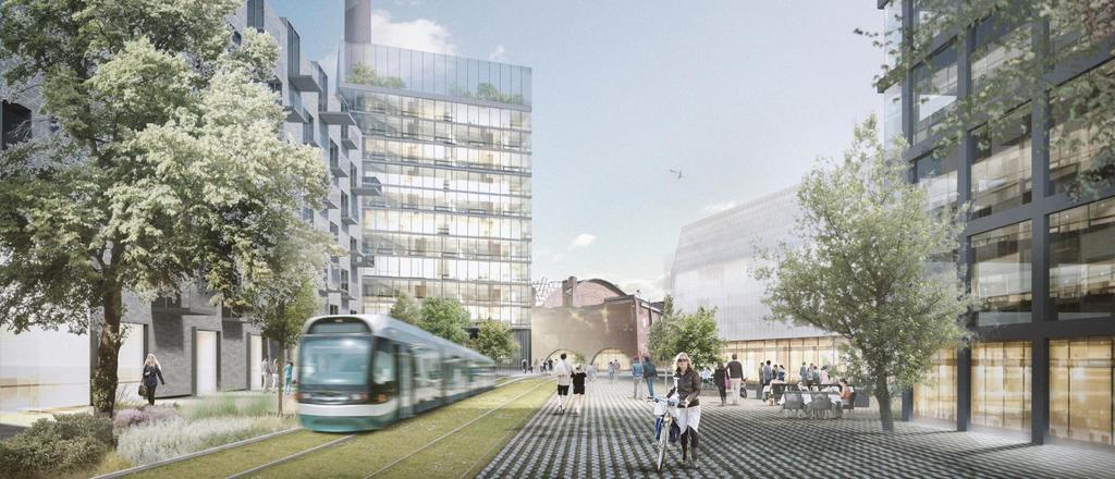 Kaupunkiseutujen raideliikennehankkeet edistävät sujuvaa arkea ja houkuttelevat investointeja - Tampereen kaupunkiseutu Kuva: BUENAVENTURA 2016, Hiedanranta Tampere on keskeinen solmukohta Suomen