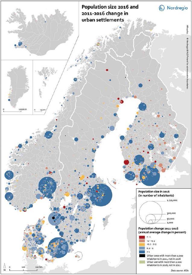 Urbanisaatio Leimallista maamme aluekehityksen ja -rakenteen pitkän aikavälin muutossuunnille on ollut syklisyys ja sysäyksittäisyys.