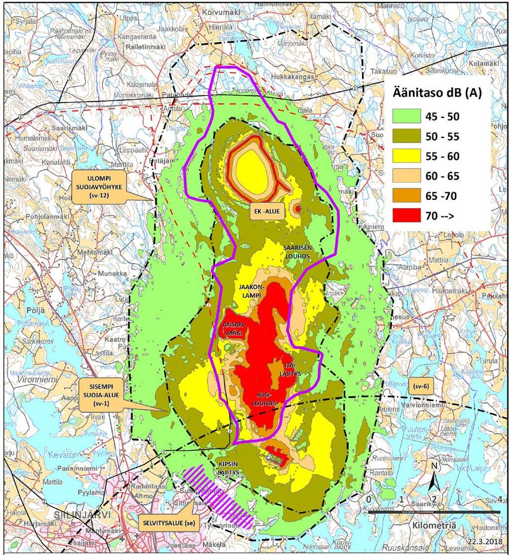 Kaivostoiminnot, Yara sv-1- ja sv-12 vyöhykkeet perustuvat pääosin