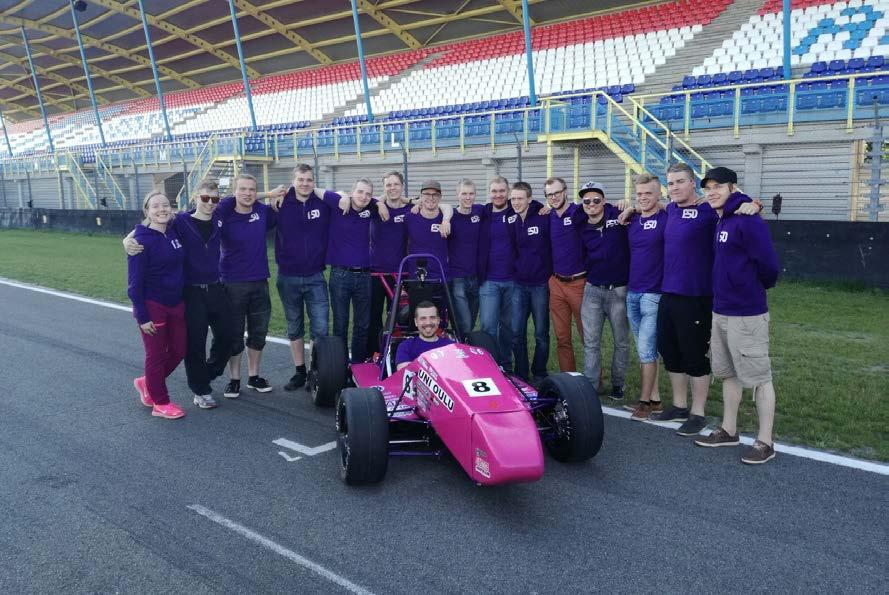 formula student Oulu Formula Student kilpasarjan tarkoituksena on rakentaa opiskelijaporukalla pieni formula-mallinen kilpa-auto, jolla sitten kilpaillaan toisia talleja vastaan niin suunnittelussa,