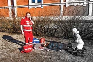 Kuva: Eero Sario / SPR aineistopankki TAPAHTUMAT JA VIRKISTYS HUHTIKUUSSA JUHLITAAN ENSIAPUTOIMINTAA Ensiapuryhmätoiminnan 60 v taivalta juhlitaan 21.4.2018 Ellivuoren upeissa maisemissa.
