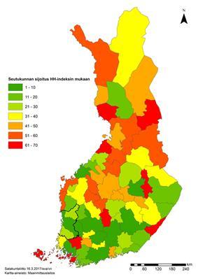 Satakunnan avoimuusindeksi (vienti/bkt) maan korkeimpia: 49 % Satakunnan viennin arvo per capita maakunnista 3. korkein v.