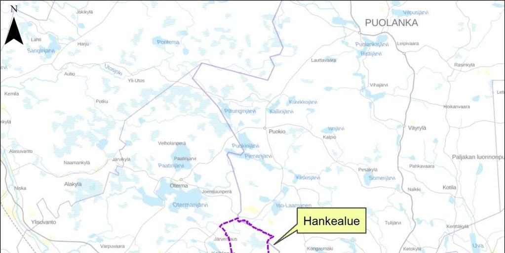 1 JOHDANTO Tuulialfa Oy (myöhemmin hankevastaava) suunnittelee tuulipuiston rakentamista Vaalan kunnan alueelle.