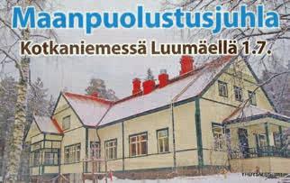 Sunnuntain aamupäivän Salpalinja Salpausselällä reitti pyöräytetään Luumäen Askolassa, lähellä Kotkaniemeä. Sekin päättyy maanpuolustusjuhlaan.