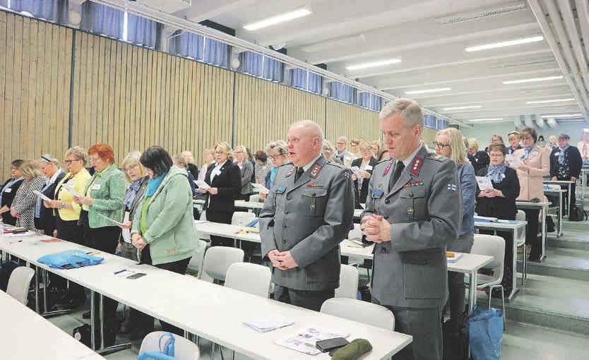 Myös edellisenä viikonloppuna maanpuolustusnaisia oli koolla Haminassa, kun järjestettiin sen uuden koulutusohjelman Arjen turvallisuus -kurssi osana MPK:n Salpa 2018 -harjoitusta.