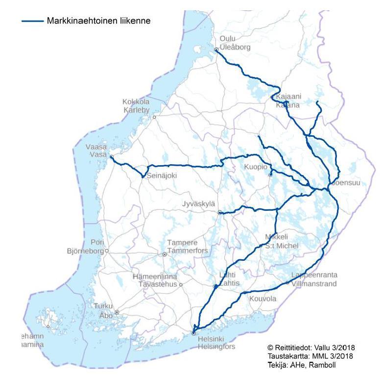Henkilöliikenne Maanteillä liikenne Pohjois-Karjalan ja Scan-Med-käytävän välillä painottuu valtatielle 6 sekä valtateille 23, 5 ja 4. Näillä on myös suurimmat liikennemäärät.