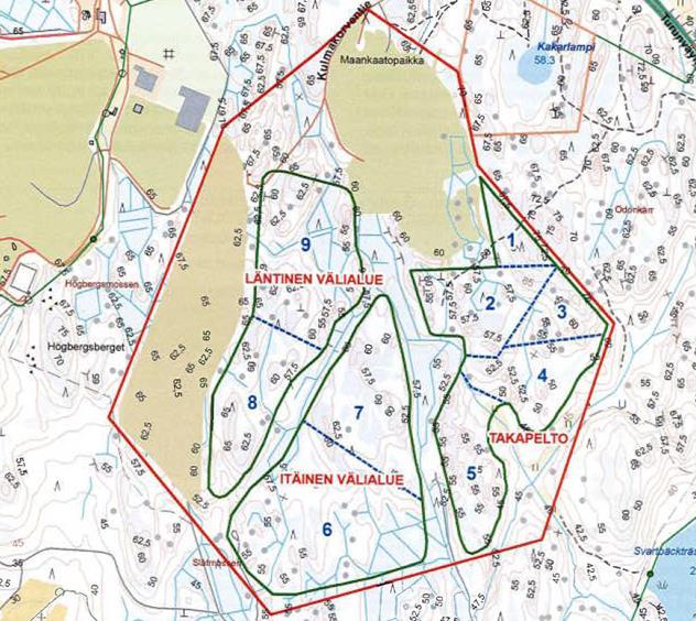 Täyttöalueen tilavuus on lupapäätöksen mukaan enimmillään 3 500 000 m 3, mutta maisemointisuunnitelman hyväksymisen yhteydessä ELY-keskus on sallinut kokonaistäyttötilavuuden noston 4 000 000 m 3.