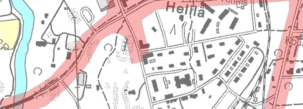 melutilannetta on arvioitu Ramboll Finland Oy:n laatiman meluselvityksen Melutarkastelu Karhulan keskustassa, 31