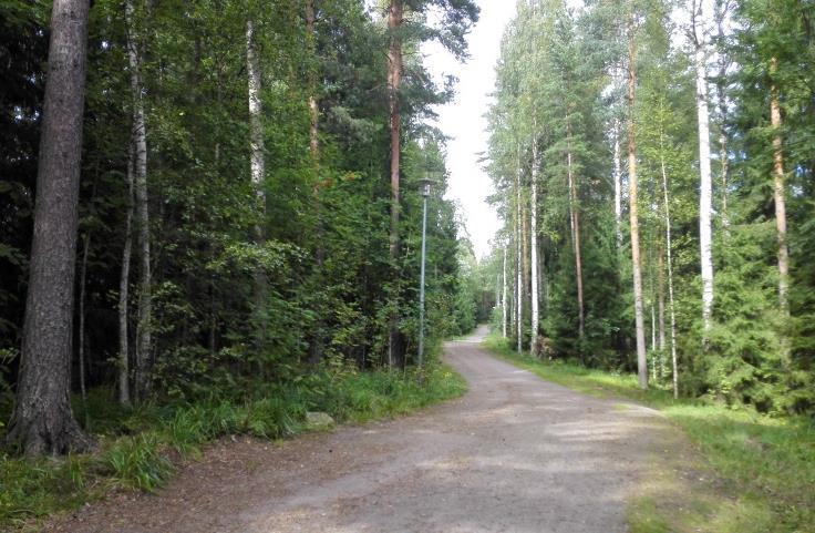 metsätalousvaltaisiksi alueiksi kaavoitetuissa metsissä ja niityillä sekä rakentamattomilla alueilla.