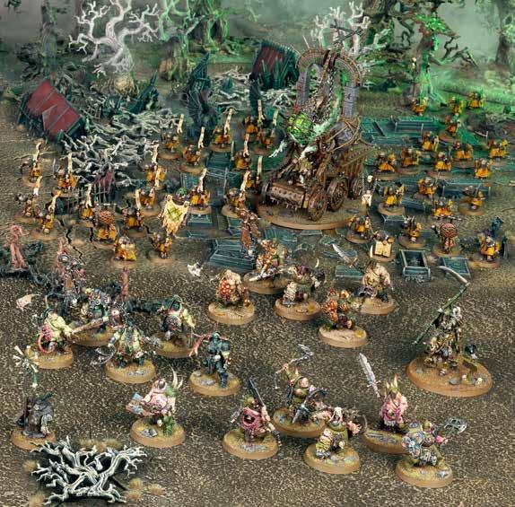 95 96 18 Tämä Nurgle-armeija koostuu sekä Maggotkin of Nurgle -taistelukirjan Rotbringers että Skaven Pestilens -taistelukirjan skaven.