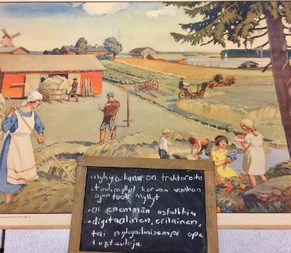 Entisaikojen koulunkäyntiä Säkylä-seura ry:n Säkylän historiaa Pankaas kattoen! -historiahanke järjesti 30.11.