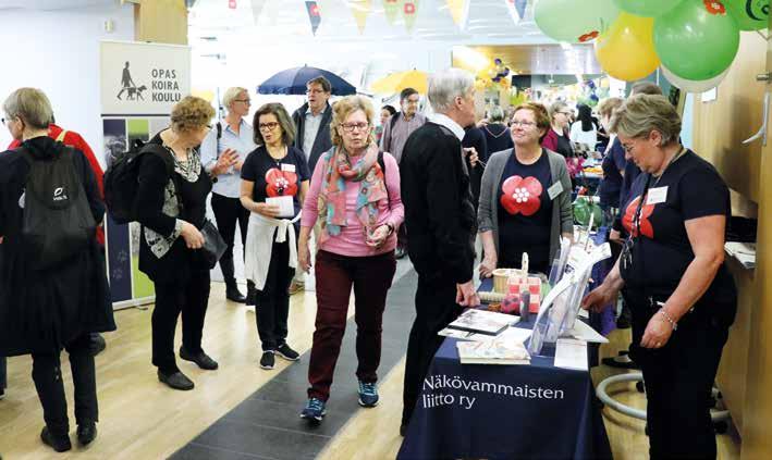 NKL 90 vuotta Näkövammaisten liitto vietti 90-vuotisjuhliaan