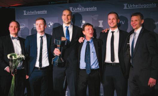 Susijengi vei himoitun Vuoden Joukkue -tittelin lähes sadan äänen erolla eli numeroin 192 95 kakkoseksi sijoittuneeseen lentopallon miesten maajoukkueeseen.