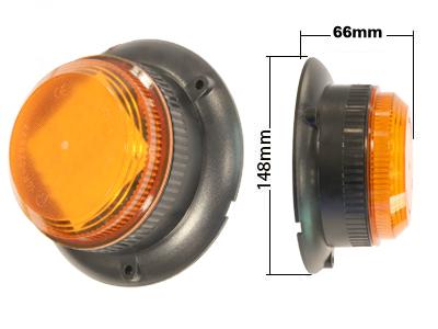 keltainen, 10-30V, magneettikiinnitys, tup.