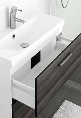 Kalusteissa on 18 mm paksu ympärinauhoitettu valkoinen runko. kompakti Suomalaisen työn litto on myöntänyt Otsosonin kylpyhuonekalusteille avainlippu -merkin.