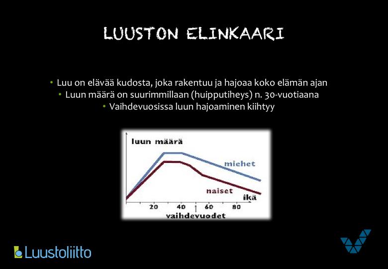 Lapsilla ja nuorilla luun uusiutuminen on tehokasta, koska luun muodostus on nopeampaa kuin luun hajoaminen. Kasvun aikana luukudoksen määrä lisääntyy ja luu sekä pitenee että paksuuntuu.