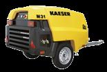 18, kw diesel 2, m³/min 1,51 x 1,2 x 1,22 m 498 kg Jarrut KAESER M31PE Tehokas, kevyt ja taloudellinen. Esim.