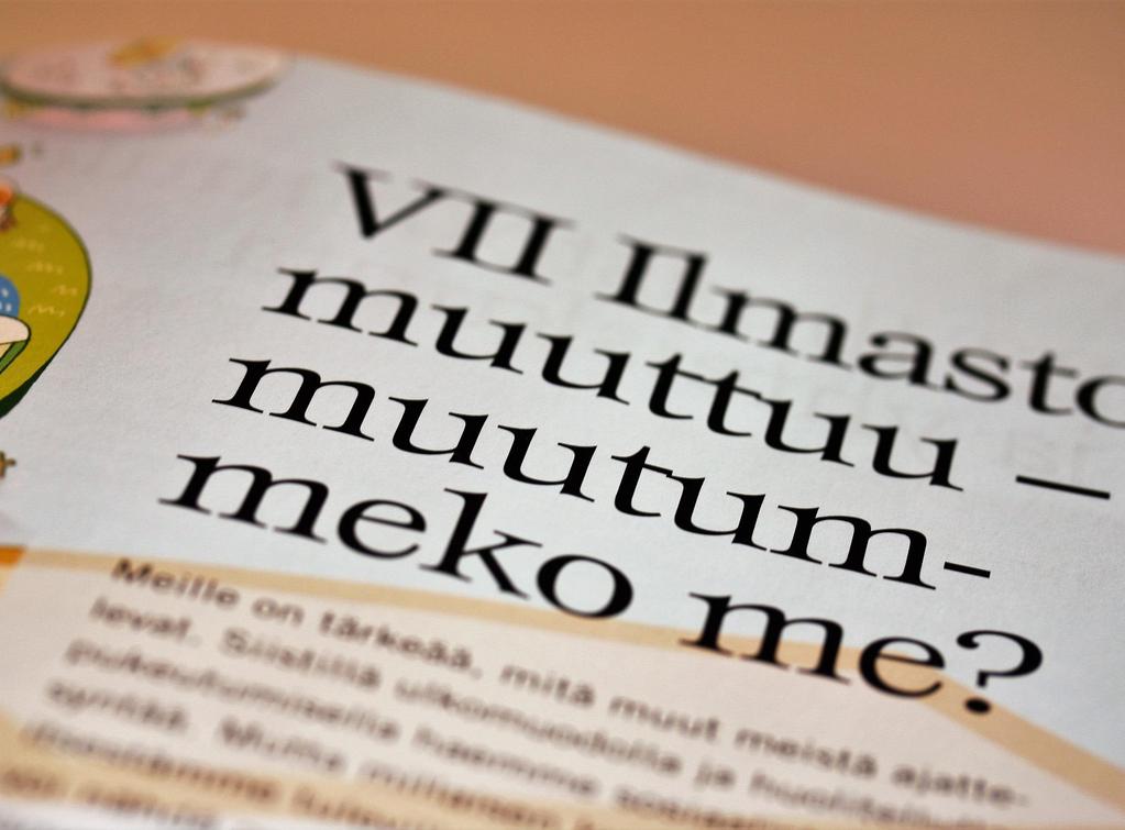 Kuva: Forum 9 Oppikirjoissa ympäristö jää