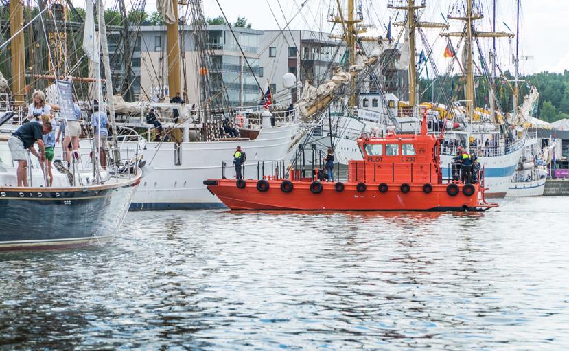 VASTUU SIDOSRYHMILLE Kesällä 2017 Turussa ja Kotkassa järjestetyt Tall Ships Races -tapahtumat loivat poikkeuksellisen komeat puitteet sidosryhmätapaamisille.