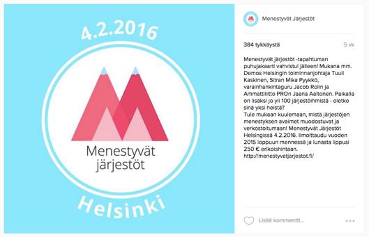 instagram-mainonta jalkautunut suomeen ja