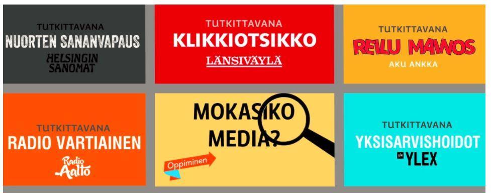 Mokasiko media? YLEn oppiminen on julkaissut mielenkiintoisen Mokasiko media? sivuston.