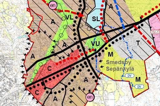 71, YRL 25.4.2016 16:30 / Bilaga: Planbeskrivning Sida 75 Strategisk generalplan En strategisk generalplan för Korsholms kommun har utarbetats under 2012 2013.