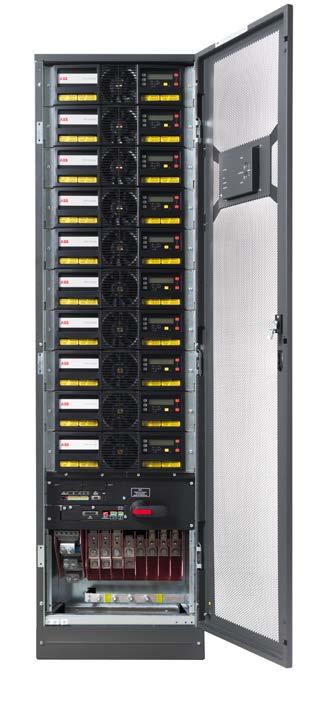 DPA UPScale ST kriittisten sovellusten turvaaja Jopa 10 moduulia rinnan kytkettynä per kaappi Järjestelmän värinäyttö Jopa 20 moduulia rinnan kytkettynä per järjestelmä 400 kw järjestelmän