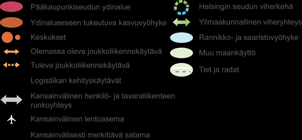 Lisäksi osoitetaan laaja rannikko- ja saaristovyöhyke, jota kehitetään