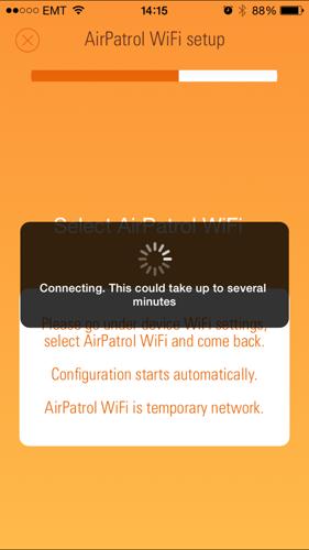 AirPatrolWiFin asetukset 2.